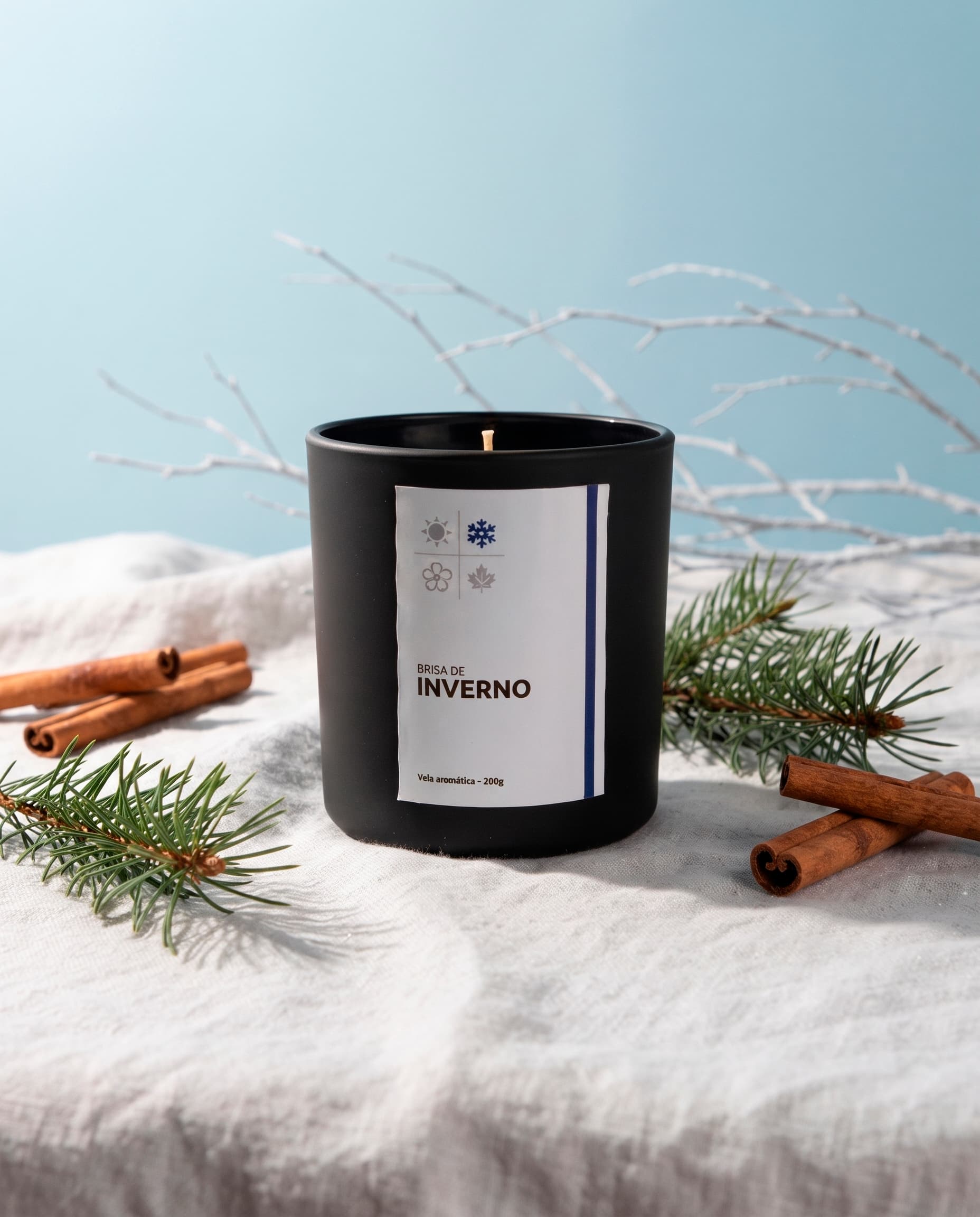 Vela aromática Brisa de Inverno da Sensora