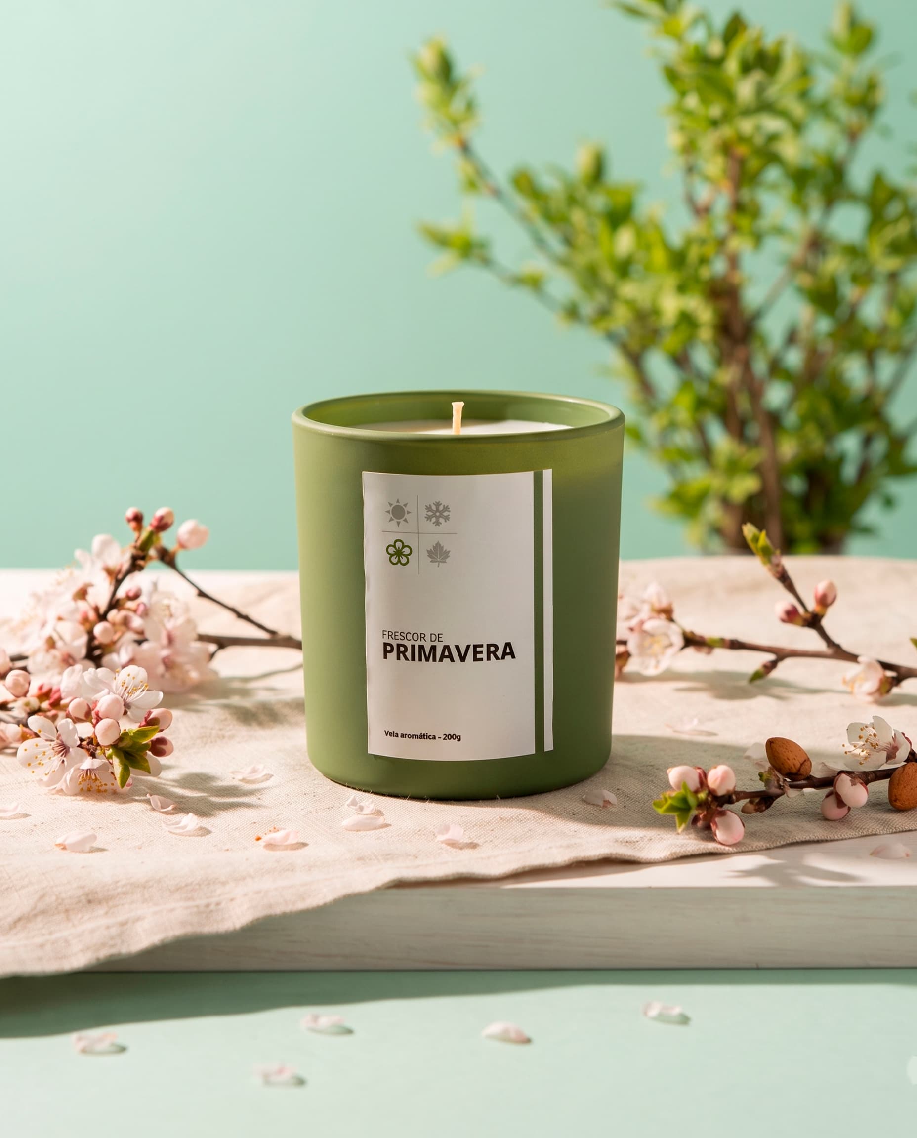 Vela aromática Frescor de Primavera da Sensora